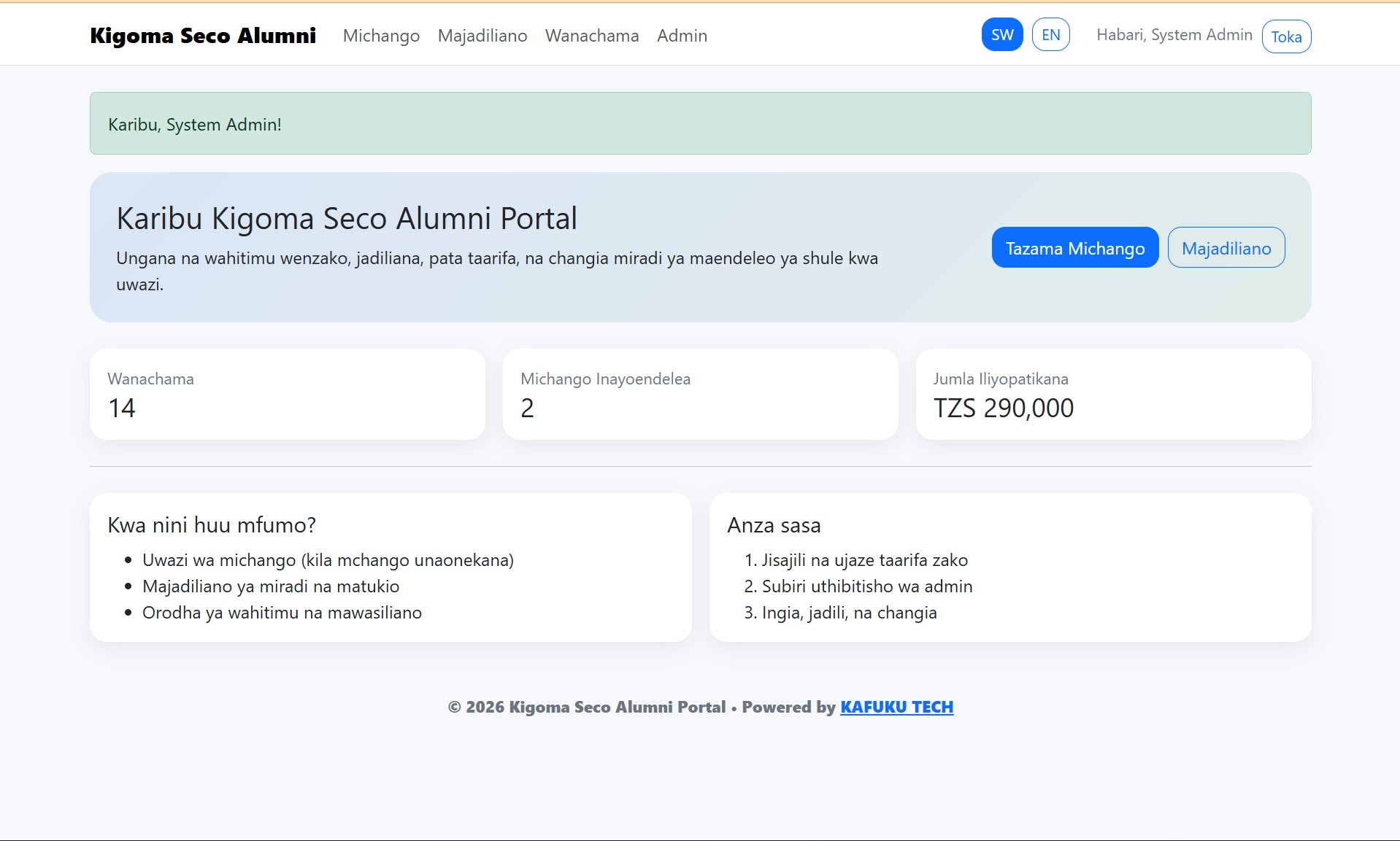 Alumni System